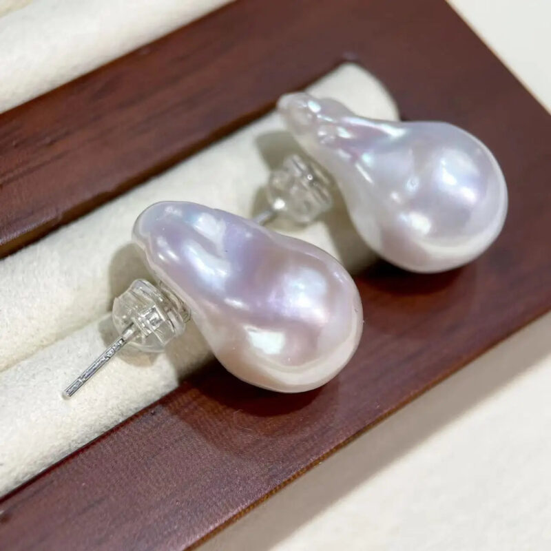 2024 Wholesale Price Grade 2A Baroque Pearl Beads Natural Freshwater Pearls Large Size 15-16mm Loose Pearl for Jewelry - Image 5