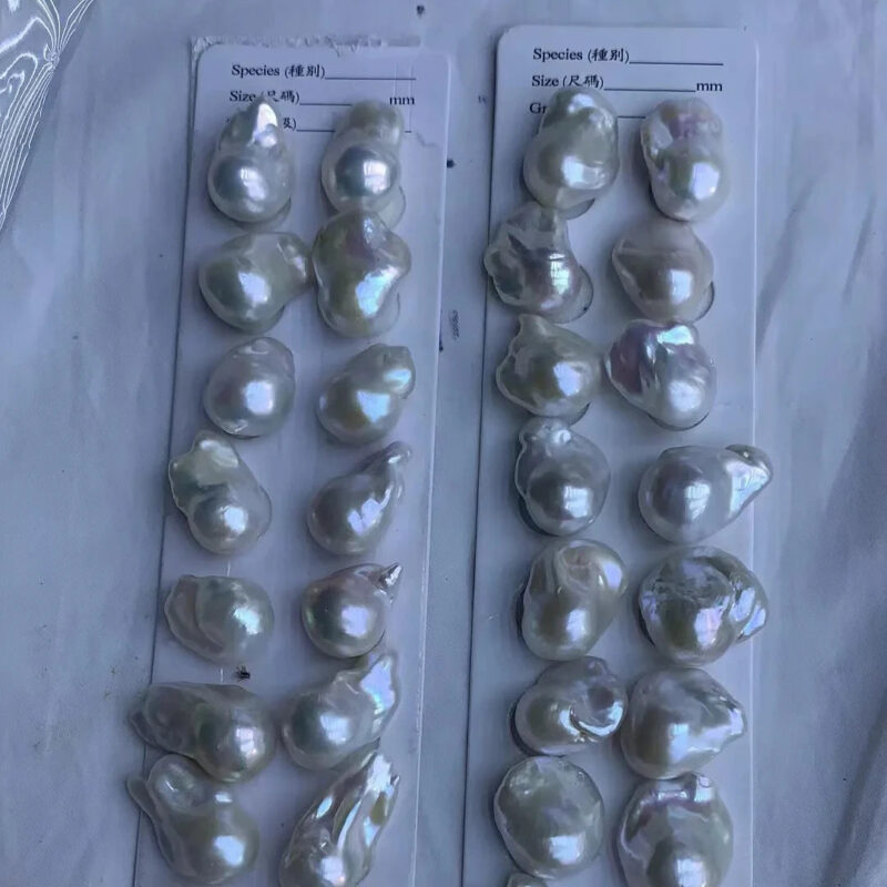 2024 Wholesale Price Grade 2A Baroque Pearl Beads Natural Freshwater Pearls Large Size 15-16mm Loose Pearl for Jewelry - Image 3