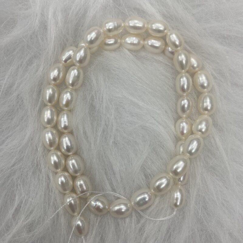 Wholesale Price High Quality AAAA Grade Drop Loose Pearls Natural Rice Shape Freshwater Pearls Strand - Image 3