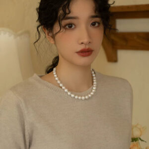 Natural Alien Baroque Pearl Necklace for Women