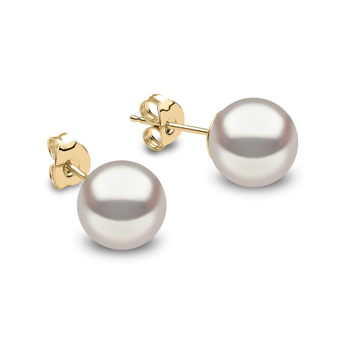 Natural Freshwater Pearl Stud Earrings, Mother's Day Pearl Earrings, 18K Gold Pearl Stud Earrings, Mother's Day Gift - Image 4