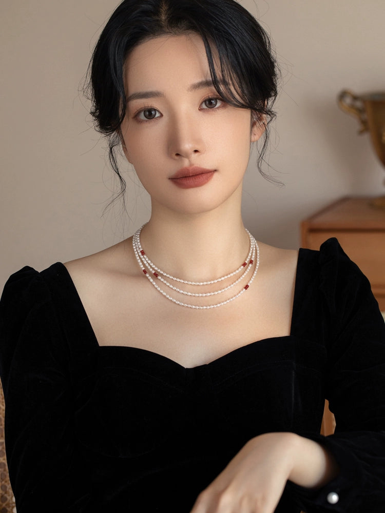 Natural Freshwater Pearl Necklace - Image 2