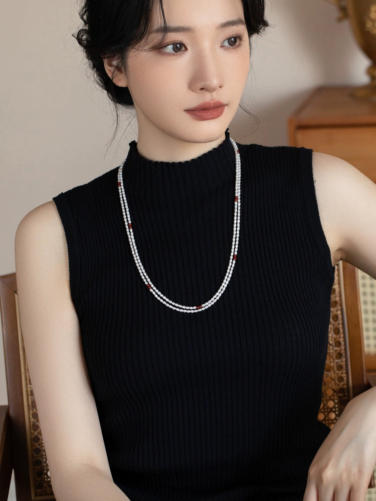 Natural Freshwater Pearl Necklace - Image 4