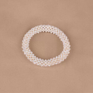 Natural Freshwater Pearl Bracelet Simple Atmospheric Ladies Bracelet Ins Elegant Handwoven SL022
