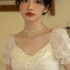 Handmade Quality Natural Pearl 14K Gold-wrapped Tassel Necklace Chain