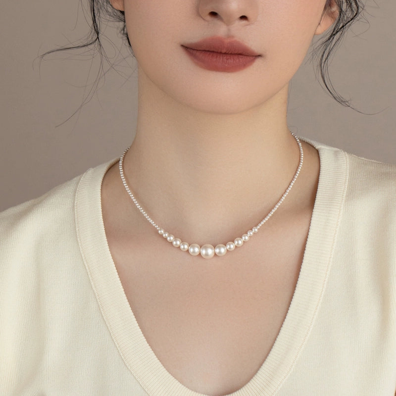 Shijia Pearl Necklace Versatile Premium Chain 2024 New - Image 6