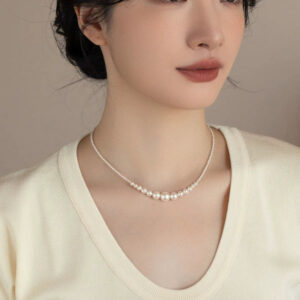 Shijia Pearl Necklace Versatile Premium Chain 2024 New